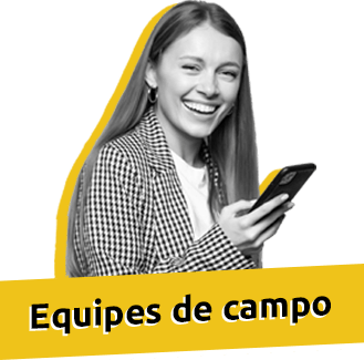 Ilustração de equipes de campo, novos setores operacionais atendidos pelo Beedoo em 2021