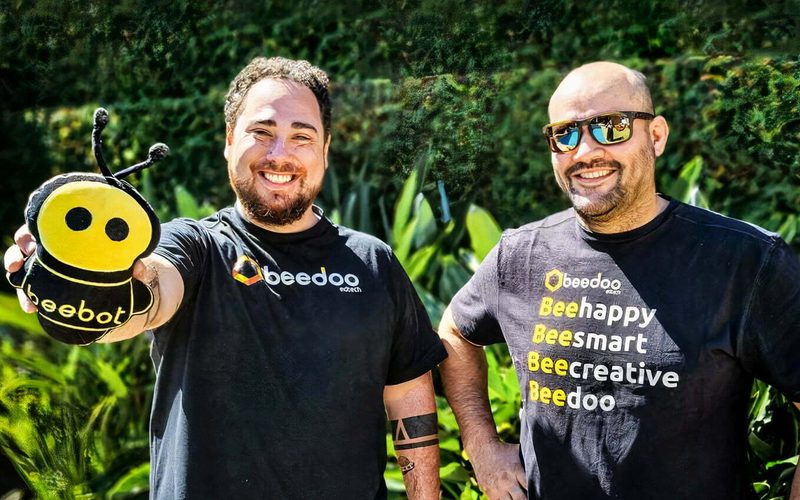 Time do Beedoo em matéria do Startupi sobre o aporte de R$ 20 milhões
