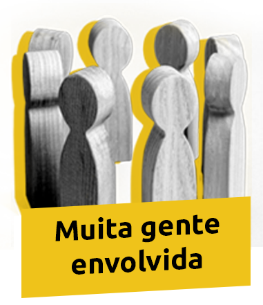 Muita gente envolvida