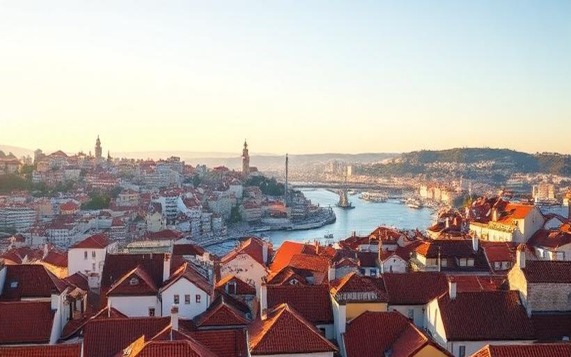 Vista de Lisboa, Portugal — porta de entrada do Beedoo no mercado europeu